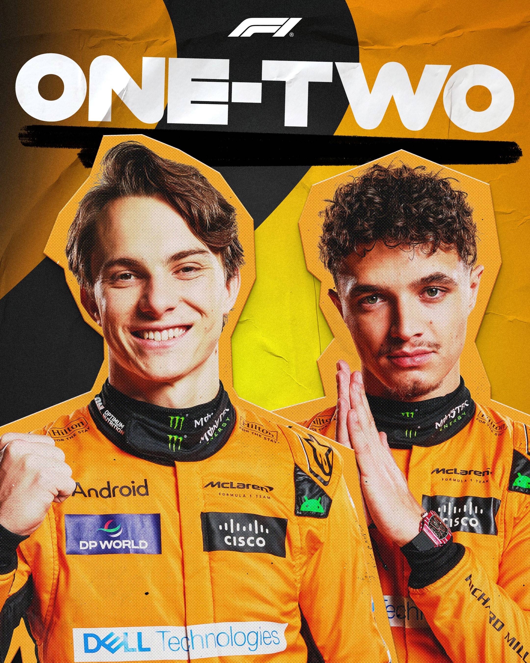 迈凯伦绝杀哈斯车队，皮亚斯特里统治全场